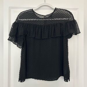 J. Crew Top w/ Polka Dots